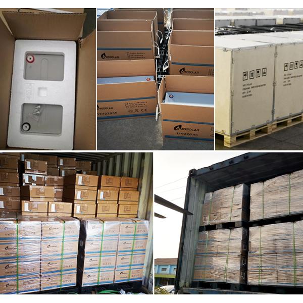 Amosolar GEL Lead Acid Battery 12v 200AH 50ah 100ah 120ah 150ah 250ah Chargeable NO