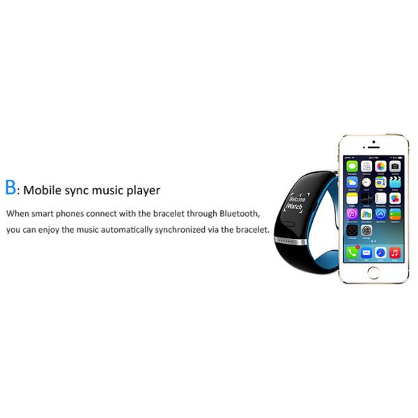 Bluetooth Bracelet Smart Watch for iPhone Android