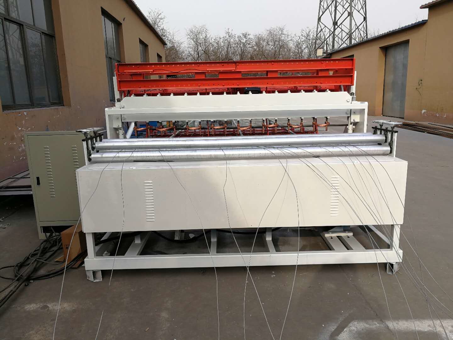 China Air Cylinder 65 Times Silicon Chicken Mesh Making Machine on sale