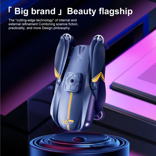 I6 Max Obstacle Avoidance Night 4k Dual Camera Aerial Fpv Drone Brushless Motor Wind Resistant Optical Flow Rc Quadcopter