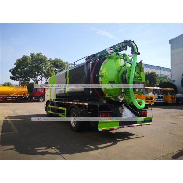 Dongfeng 12000L Tank Capacity High Pressure Jetting Vacuum Cleaning Sewage Suction Truck