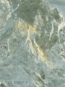 China Spruce Green Marble Vinyl Flooring Seamless Scratch Resistant GKBM Greenpy GL-S5557-1 wholesale