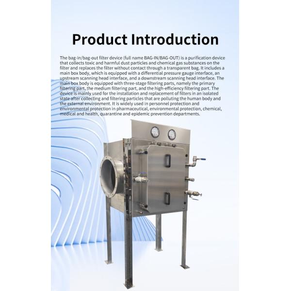 Bag-in/Bag-Out Filter System | Zero-Leak Containment | ISO 14644 Pharma & Biosecurity