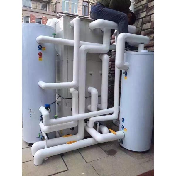 100 - 500 L Small Hot Water Storage Tank White / Silver / Golden Color