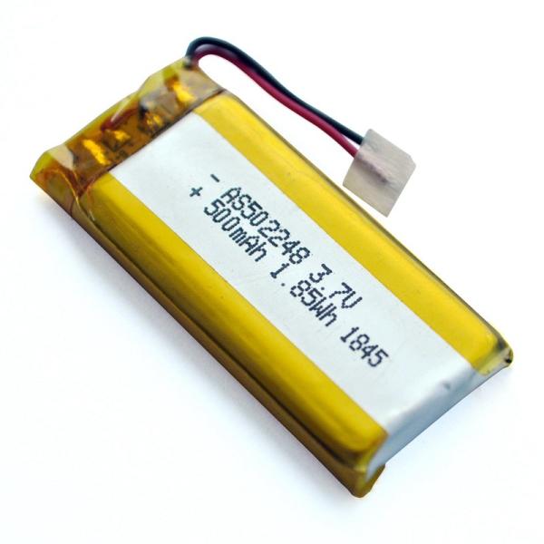 KPL502248 500mAh 3.7 V Lithium Polymer Battery Within 1C Rate