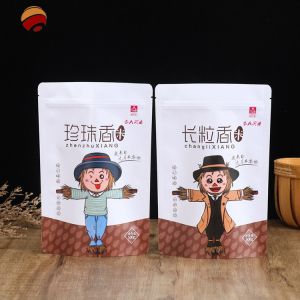 Durable Custom Printed Packaging Pouch With Zipper Closure Environmentally