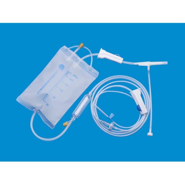 Quality Sterile Disposable Infusion Set ISO13485 With 100ml-350ML Bag for sale