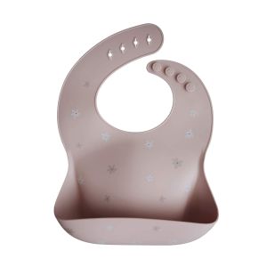 China Molding In One Uneasy To Break Silicone Feeding Bibs With Wide Capacity on sale