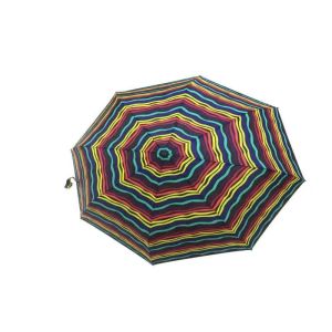 Compact Strong Travel Umbrella , Lightweight Travel Umbrella Rubber Caoted