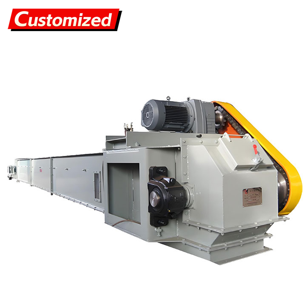China Durable Adjustable Speed Chain Scraper Conveyor Machine for Simple Operation in Grain Transport wholesale