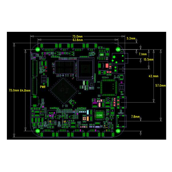 3.4 Inch Custom Round LCD Android RK3566 Advertising Media Display With With PCAP Touch