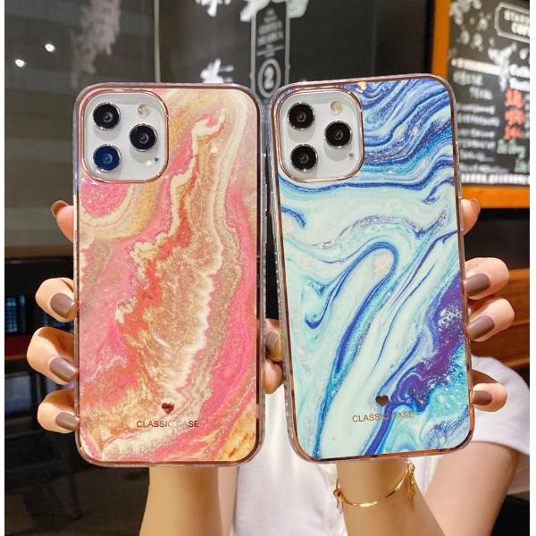 BiDa Marble Phone Case Shock Free Classic Gold Foil Protective Case For Iphone 11 Pro