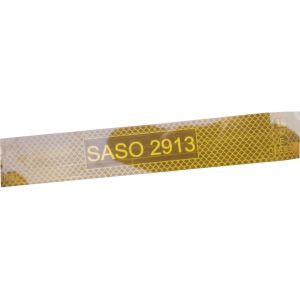 China High Visibility Yellow Reflective Tape With SASO 2913 Marks wholesale