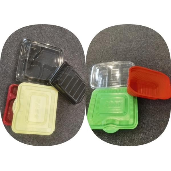 Single Screw Extrusion Automatic Blister Machine Frozen Tray Food Packaging Box Making Machine