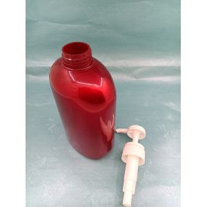 Round Refillable Shampoo And Conditioner Bottles With Pump 200ml