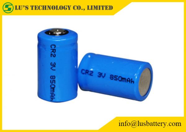 Quality CR2 3 Volt Lithium Battery / Lithium Primary Battery Low Self Discharge Rate for sale
