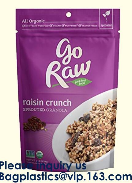 Custom Printing Shiny Laser Holographic Foil Pouch Bag,k Zipper Stand Up Pouch Bags, Mylar Food Aluminum Foil Bag