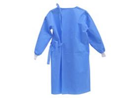 China Medical SMS Disposable Surgeon Gown Tie On Style Against Liquid Eco Friendly on sale