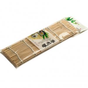 China Japanese Style 24cm 27cm Bamboo Sushi Mat White Natural Color wholesale