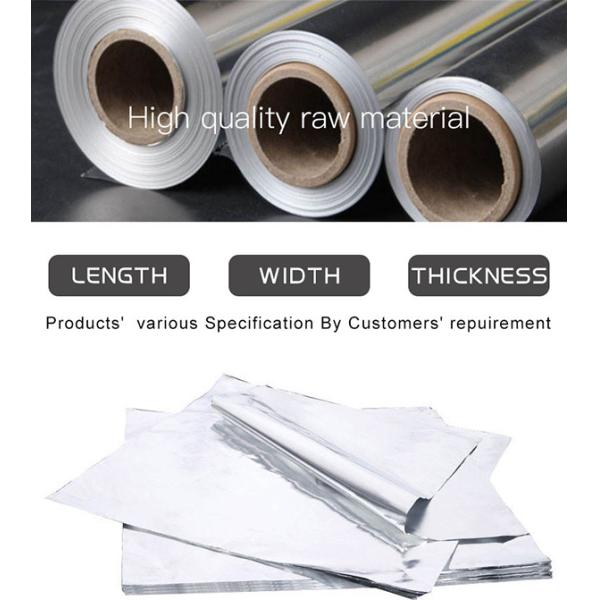 Embossed 0.008-0.2mm Thin Aluminium Foil Paper Roll H26 H28 Die Cut