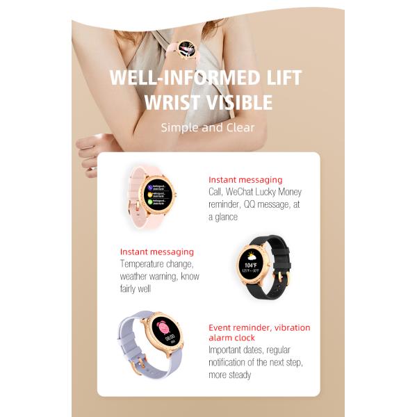 BLE 4.2 PPG Sensor Bluetooth Calling Smartwatch 110mA Android 5.0