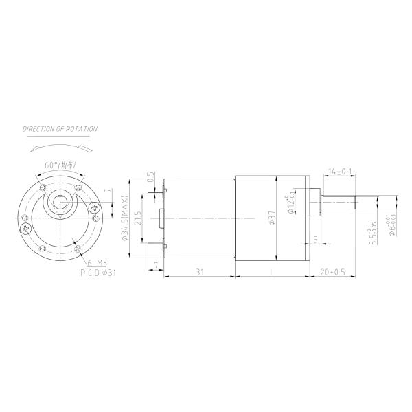 PMDC Micro DC Gear Motor 5V 8V 10rpm 300rpm 2Rpm DC Geared Motor 12V 27720