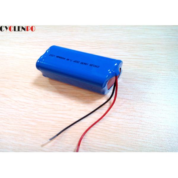 7.4v 4400mah Rechargeable Lithium Ion Battery Pack Flashlight / Power Tools Application
