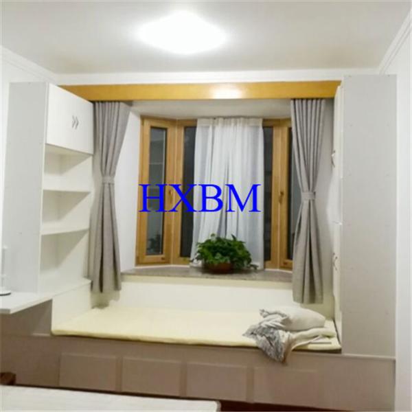 Powder Coating EPDM 6063-T5 Aluminium Clad Wood Windows For Houses