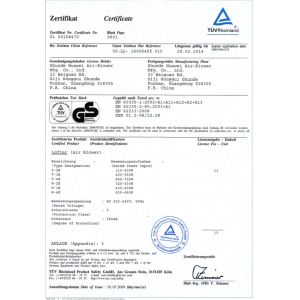 Guangzhou Asia Inflatable Firm Certifications