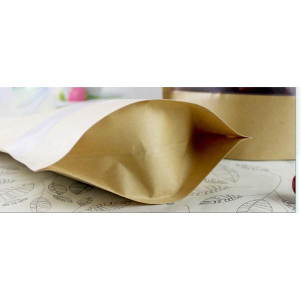 Custom Logo Printing Food Grade Material Brown Kraft Paper Bag Making Machine with Window