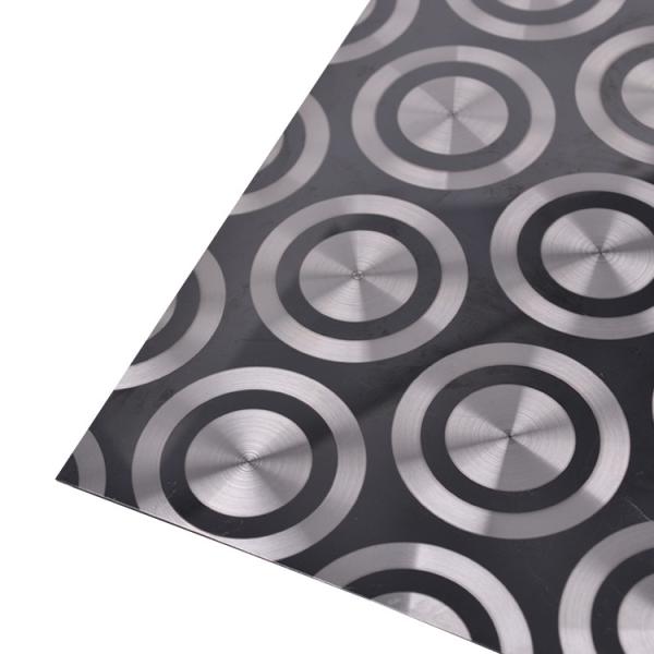0.3-1.5mm Thick 3D Laser Finish Stainless Steel Sheet For Modern Building Wall Decoration