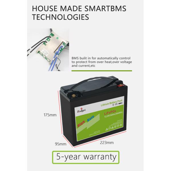 High Quality Over 4000 cycle life 12V Rechargeable 30Ah Solar Street Light Backup Power Li-po Battery Emergency Light Ba