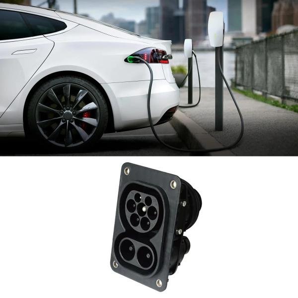 DC Fast Electric Vehicle EV Charging Station CCS2 CCS1 Combo1 Combo2 Inlet Socket EV Connector CCS2 EV Charging Socket