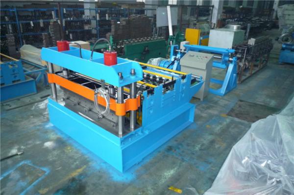 Quality 20GP Container Steel Sheet Slitting Machine , Metal Sheet Cutting Machine 2 Rubber Stations for sale