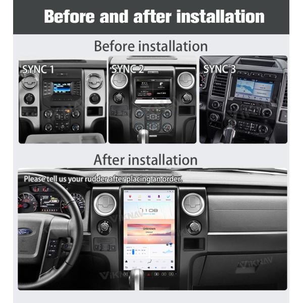 Android 13 Car Radio For Ford F150 2013 - 2014 GPS Autoradio WIFI Carplay Touch Screen Multimeida Player Head Unit