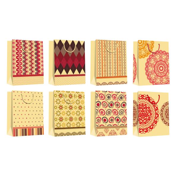 2016 High Quality Recyclable Custom Printed Kraft Paper Bag