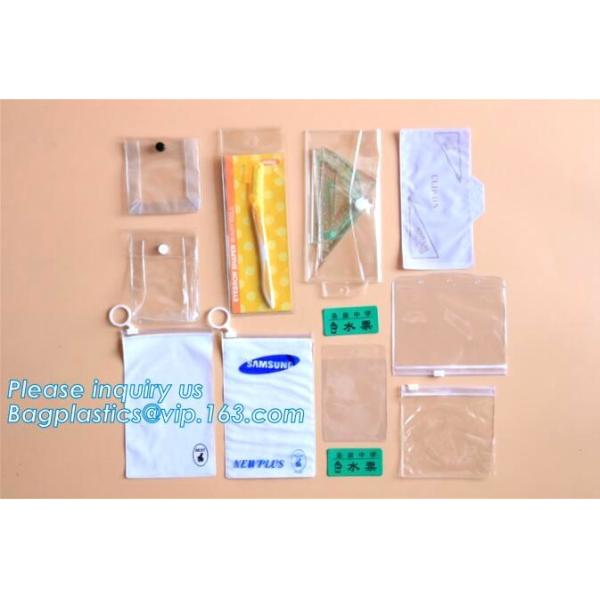 Slider k Mobile Phone Clear Vinyl PVC Bag, matte frosted PVC slider zipper bag plastic bag with zipper, resealable