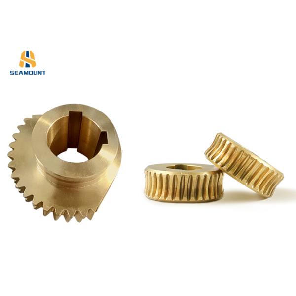 Miniature Bronze Worm Gear Good Lubricity High Precision Mini Worm Gear