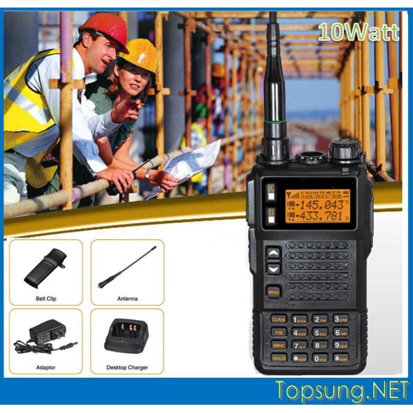 10W Power Tri-band VHF/UHF handheld radios transmitter transceiver