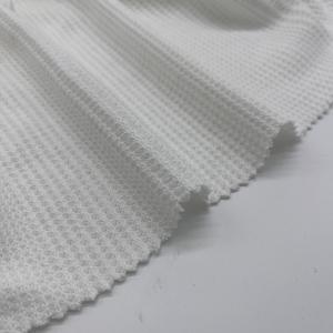 China Waffle Plaid Knitting Jacquard Fabric Cotton Polyester 61%Polyesrew 34%Cotton 5%Spandex wholesale