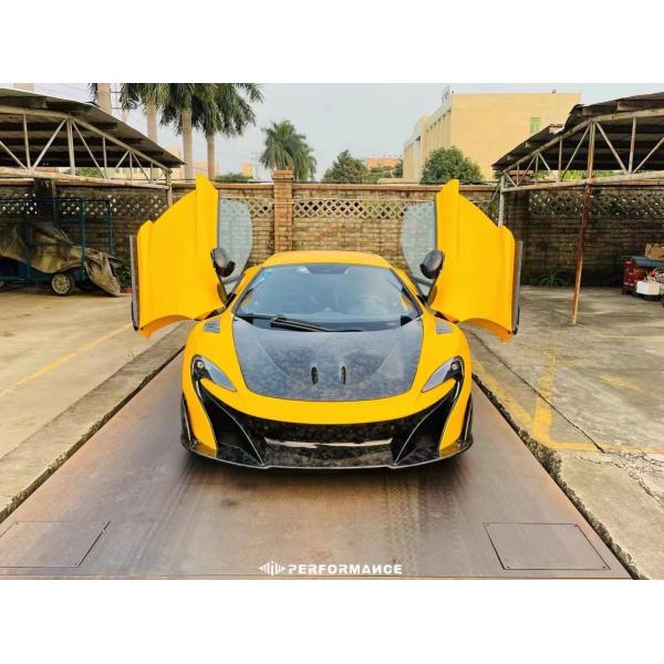 Car Front Bumper Carbon Parts for Mclaren Mp4 12C 625c 650S Upgrade to 675LT Style Body Kit