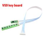 7K V59 V56 Universal 7 Keys Keyboard Plate For LCD TV Mainboard Accordance