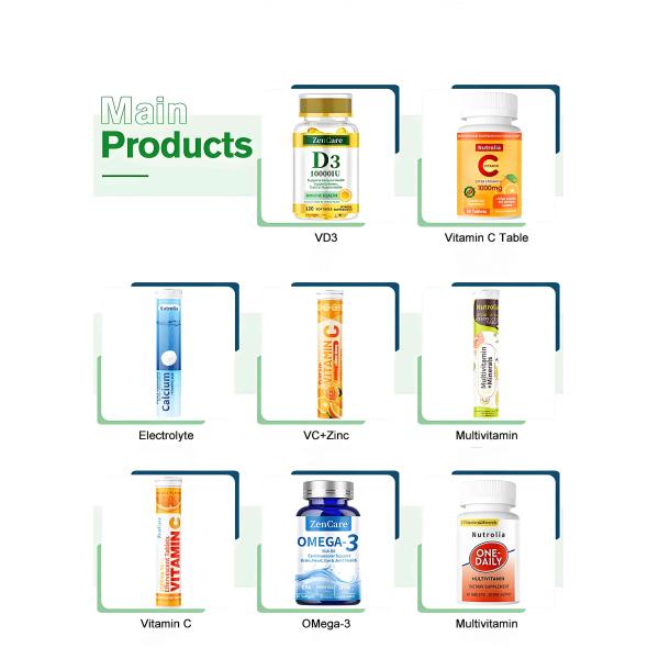 Preservative Free Electrolyte Effervescent Tablets 4g 20pcs Energy Supplements