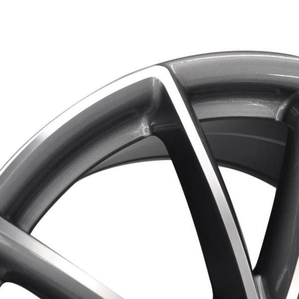 PCD 5X112 17 Inch Wheels CB 66.45 Silver A356.2 Aluminum Audi Replica Rims