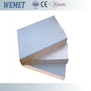China 20MM HVAC air duct fire retardant phenolic foam insulation board with aluminum foil wholesale