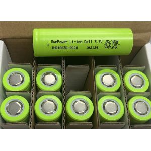China SunPower 18650 2000mAh 20A Rechargeable Lithium Ion Battery Cell 3.7V Li-ion Batteries For Electric Tool on sale