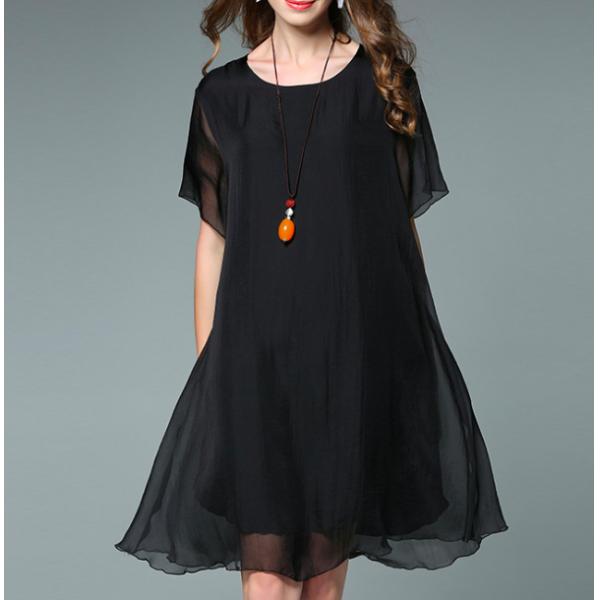 2017 summer women clothing chiffon women plus size dresses