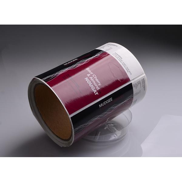 Personalized printed cmyk full color sticky paper roll packaging labels