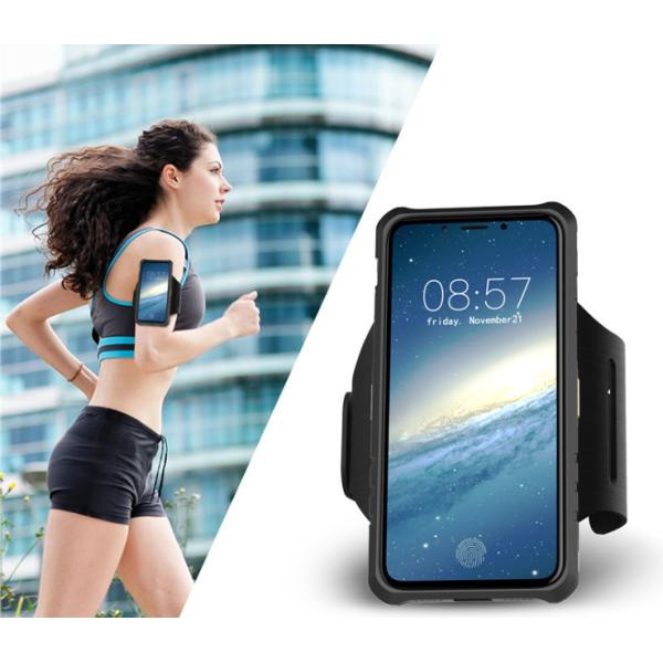 TPU and PC 2 in 1 Kickstand Finger Ring Holder gear Case For IphoneX 8 plus 7 6s armband shockproof sports Phone Cover