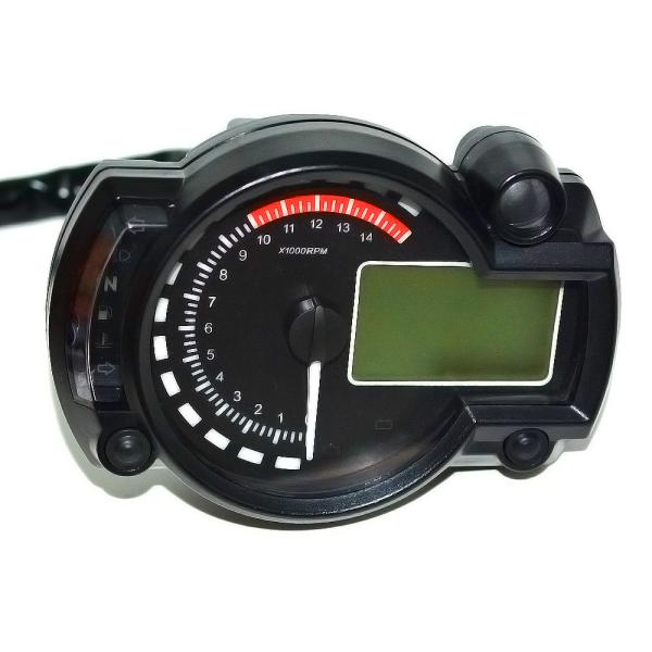 Lcd Dashboard 15000R/MIN Motorcycle Meter Lcd Display Low Oil Alarm